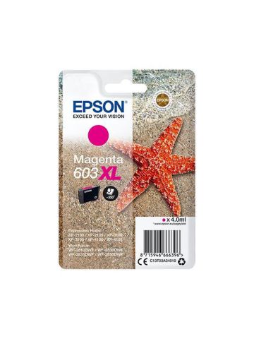 EPSON 603XL MAGENTA (C13T03A34010) - CARTUCCIA ORIGINALE AD ALTA EFFICIENZA
