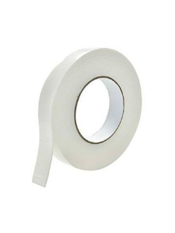 60 PZ - NASTRO BIADESIVO SPUGNA BIANCO PELLICOLA WHITE 25MM x 2MT
