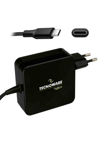TECNOWARE FAU17563 - ALIMENTATORE UNIVERSALE 65W CON CAVO USB-C