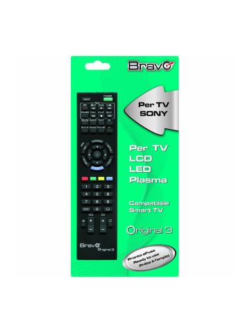 BRAVO ORIGINAL 3 (90202049) - TELECOMANDO COMPATIBILE FEDELMENTE RIPRODOTTO PER TV SONY