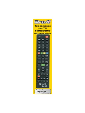 BRAVO BRAND 5 (90202065) - TELECOMANDO COMPATIBILE PER TV PANASONIC