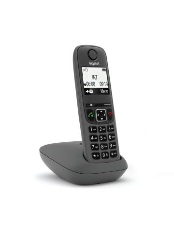 GIGASET AS490 (NERO) - TELEFONO CORDLESS - VIVAVOCE