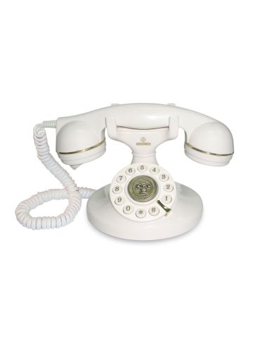 BRONDI VINTAGE 10 (BIANCO) - TELEFONO CORDED - DESIGN RETRO