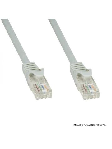 KTX 05025G - CAVO RETE CAT. 5E (NON SCHERMATO) 0.25 MT GRIGIO
