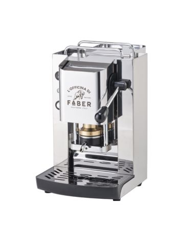 FABER PRO TOTAL INOX BASIC - MACCHINA PER CAFFE'' - PRESSACIALDA IN OTTONE - ELETTROVALVOLA E TERMOSTATO 95 - TELAIO IN ACCIAIO