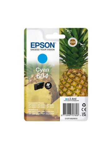 EPSON 604 CIANO (C13T10G24010) - CARTUCCIA ORIGINALE