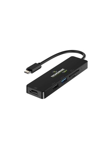 TECNOWARE FHUB17693 - HUB USB TYPE-C 5 IN 1