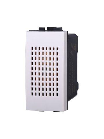 ETTROIT MODULO SUONERIA 6A 220V - SERIE SPACE - BIANCO (LB1601) Compatibile BTicino Living