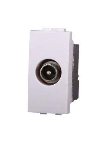 ETTROIT CONNETTORE TV MASCHIO - SERIE SPACE - BIANCO (LB2250) Compatibile BTicino Living