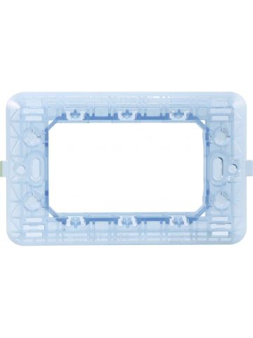 ETTROIT SUPPORTO 3 MODULI - SERIE SOLAR (MT0203) Compatibile BTicino Matix