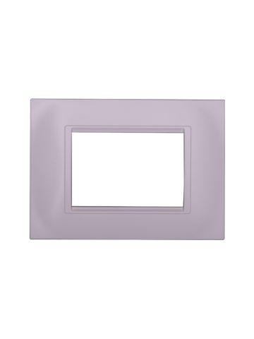 ETTROIT PLACCA IN PLASTICA 3 MODULI - SERIE SPACE - BIANCO (LN89301) Compatibile BTicino Living