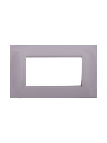 ETTROIT PLACCA IN PLASTICA 4 MODULI - SERIE SPACE - BIANCO (LN89401) Compatibile BTicino Living