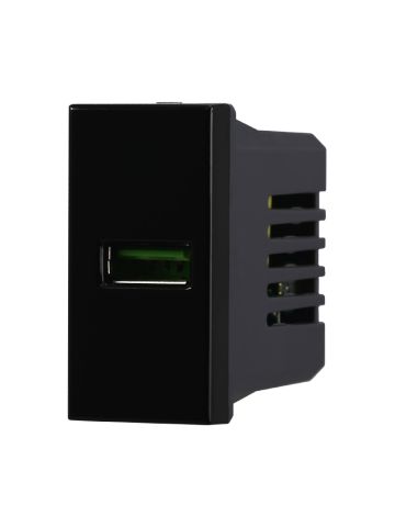ETTROIT PRESA USB (USB-A) - SERIE MOON - NERO (AN2401) Compatibile ABB Axolute