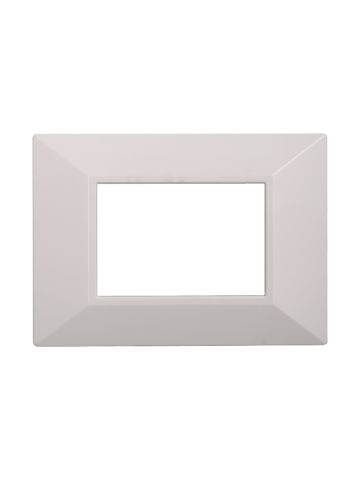 ETTROIT PLACCA PIRAMIDE 3 MODULI - SERIE MOON - BIANCO (AN90301) Compatibile ABB Axolute