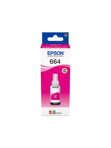 EPSON 664 MAGENTA (C13T664340) - CARTUCCIA ORIGINALE PER ECOTANK
