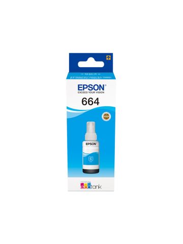 EPSON 664 CIANO (C13T664240) - CARTUCCIA ORIGINALE PER ECOTANK