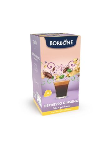 CIALDE ESE 44MM CAFFE'' BORBONE GINSENG - BOX 18PZ