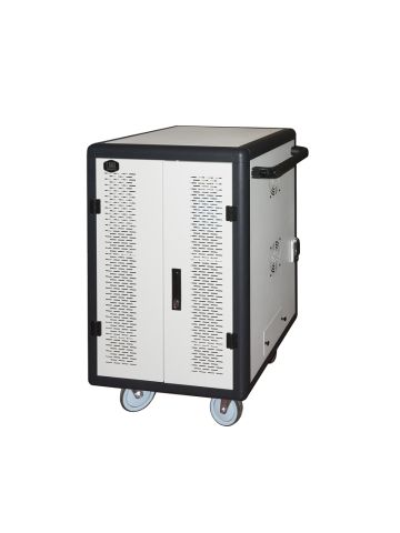 LINK KSCA30B - ARMADIO ALLOGGIAMENTO 30 TABLET / NOTEBOOK - MULTIPRESE INCLUSE - VENTOLE DI RAFFREDDAMENTO - PORTA IN ACCIAIO TRAFORATA