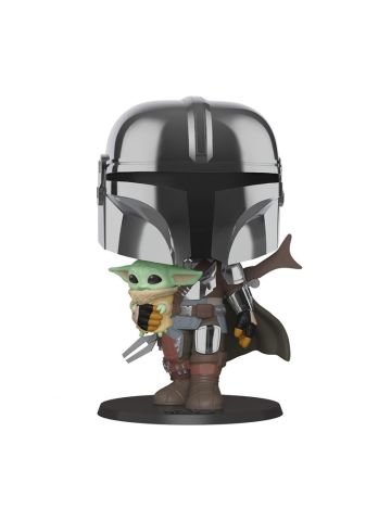 FUNKO POP THE MANDALORIAN WITH THE CHILD (BOBBLE-HEAD) (49931) - STAR WARS - NUM. 380