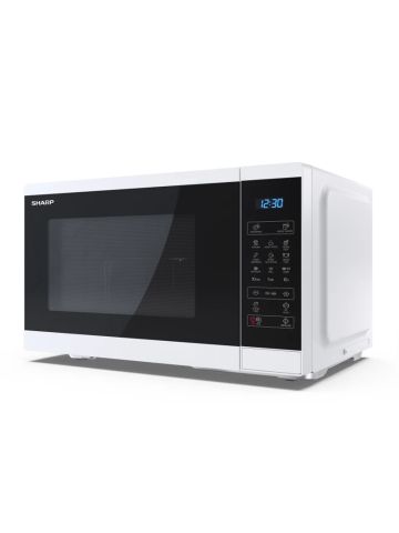SHARP YC-MG252AE-W - FORNO A MICROONDE 25L - 900W - CONTROLLO DIGITALE - GRILL - 11 LIVELLI DI POTENZA - FULL WHITE