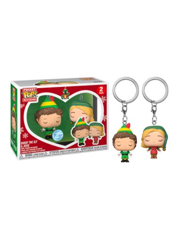 FUNKO POP KEYCHAIN BUDDY  e  JOVIE 2-PK (73921) - ELF