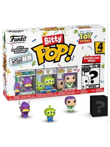 FUNKO POP (73043) - BITTY POP - TOY STORY- ZURG 4PK