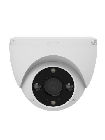 EZVIZ H4 2K - TELECAMERA DOME WI-FI DA ESTERNO - IP67 - LUCE STROBO E SIRENA - SENSORE MOVIMENTO - AUDIO BIDIREZIONALE - PRIVACY MASK PER OSCURAMENTO ZONE - VISIONE NOTTURNA A COLORI - SCHEDE MICRO SD FINO A 512GB