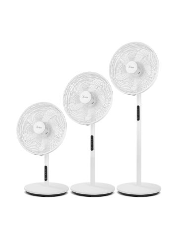 ARDES HURACAN (AR5PR4003) - VENTILATORE MULTIFUNZIONE 3 IN 1 A PIANTANA CON DOPPIA PALA, DISPLAY LED E TELECOMANDO