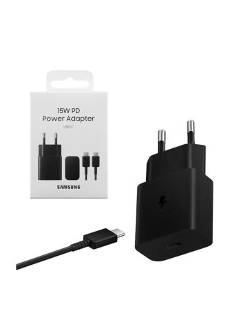 SAMSUNG FAST EP-T2510XBEGEU - ALIMENTATORE 25W USB-C BLACK + CAVO 1M