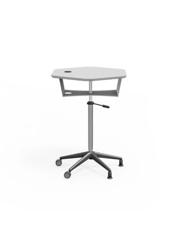 Pino C Tavolo centrale esagonale melamina bianco