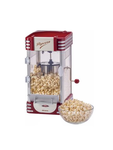 ARIETE POP CORN POPPER XL (PARTY TIME) (2953/00) - MACCHINA PER POP CORN - DESIGN VINTAGE - 700GR 2.4 LT