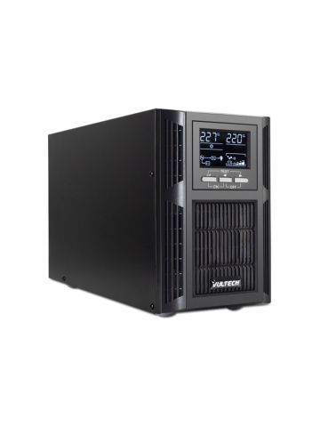 VULTECH GS-1KVAS Rev. 2.4 - GRUPPO DI CONTINUITÀ ONLINE  CON ONDA SINUSOIDALE PURA - LCD - 2 SCHUKO - 1 PRESA IEC13