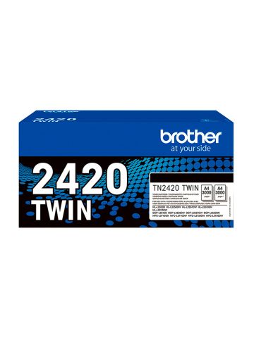 BROTHER TN-2420 TWIN PACK  - TONER ORIGINALE - CONFEZIONE 2PZ