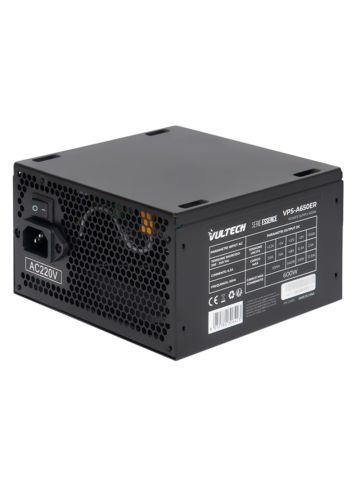 VULTECH VPS-A650ER - ALIMENTATORE ATX 650W CON VENTOLA DA 12CM TERMOREGOLATA - RETAIL
