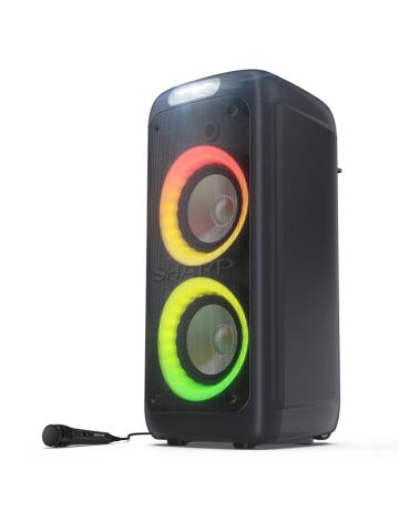 SHARP XPARTY STREET BEAT (PS-949) -  SPEAKER BLUETOOTH PORTATILE TWS - 260W - USB - AUX - GIOCO LUCE LED RGB