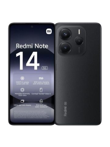 XIAOMI REDMI NOTE 14 5G (MIDNIGHT BLACK) - SMARTPHONE 6.7"" - RAM 8GB - STORAGE 256GB - EU