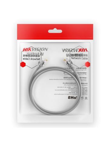 HIKVISION DS-1NP6UEC0-GR-1MT - CAVO LAN CAT6 U/UTP - 1M - GREY
