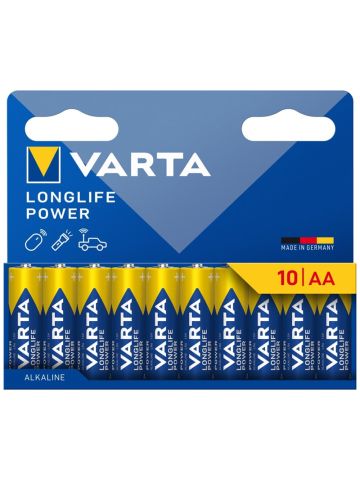 VARTA LONGLIFE - BLISTER 10 BATTERIE STILO AA - MASTER CARTON DA 20 PZ