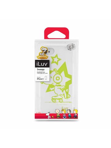 COVER ILUV SNOOPY WHITE ICA7T381WHT PER IPHONE 5 - 5S - SE