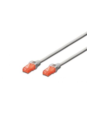 CAVO RETE 5 MT GRIGIO CAT.6 NON SCHERMATO