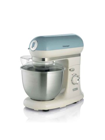 ARIETE ARIETE IMPASTATRICE VINTAGE CELESTE (1588/05) - TAZZA ACCIAIO INOX 5,5 L - 7 VELOCITA'' + PULSE - 2400W