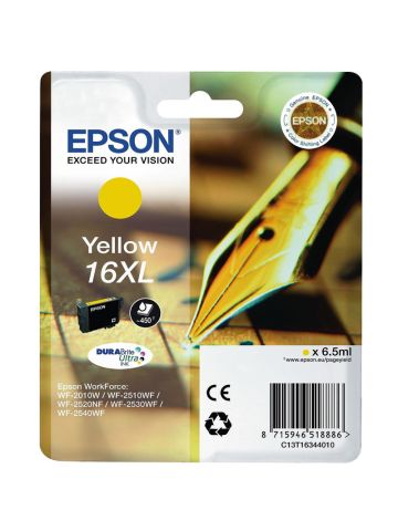 EPSON T16XL YELLOW (C13T16344010) - CARTUCCIA ORIGINALE AD ALTA EFFICIENZA
