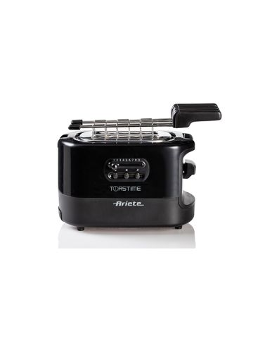 ARIETE TOASTIME NERO (0159/02) - TOSTAPANE ELETTRICO - 9 LIVELLI DORATURA - 700W